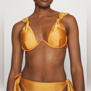 Andrea Iyamah Gold Bikini